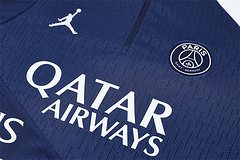 2025-26 Paris Saint-Germain Royal Blue Half-Dress Training Jersey