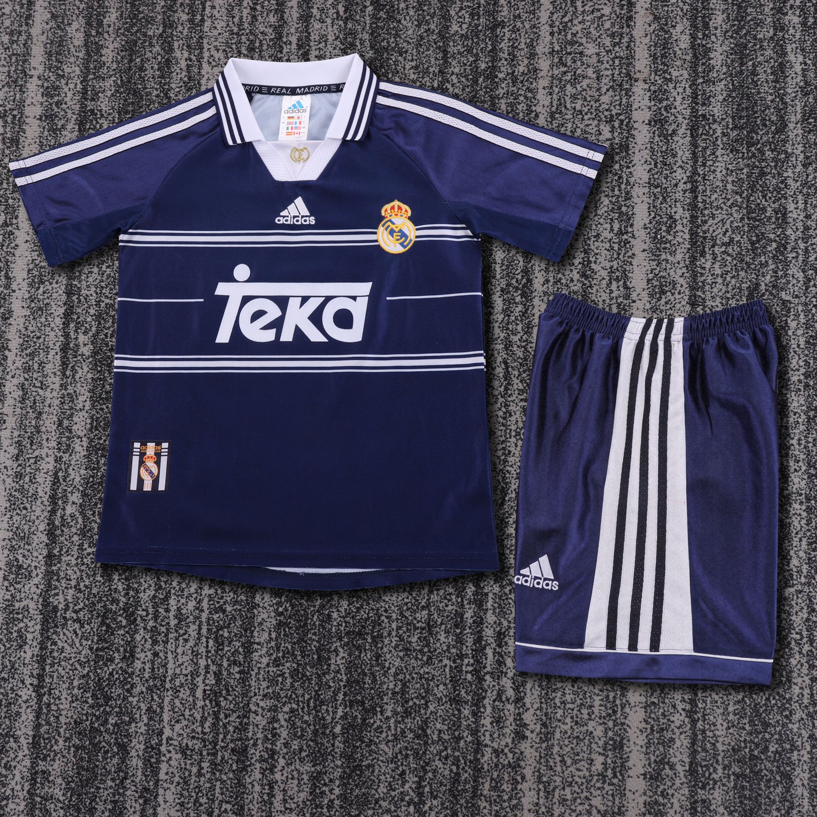 1998-99 Real Madrid Away Jersey – Kids'