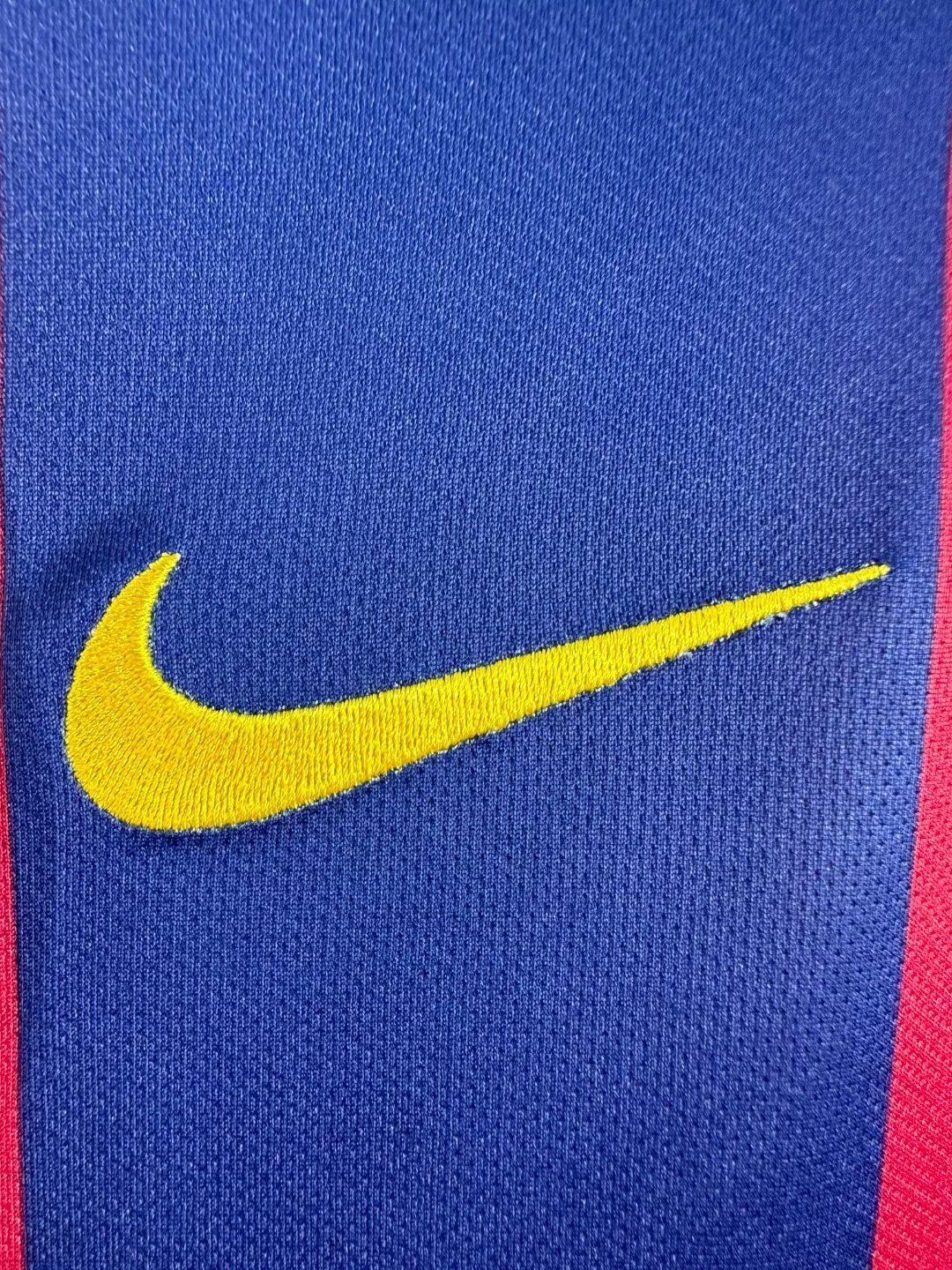 2014-15 Barcelona Home Long Sleeve Retro Jersey