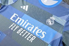 2025-26 Real Madrid Light Blue [Camouflage] Short Sleeve Training Jersey
