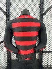 2025-26 Flamengo Home Long Sleeve Shirt - Players