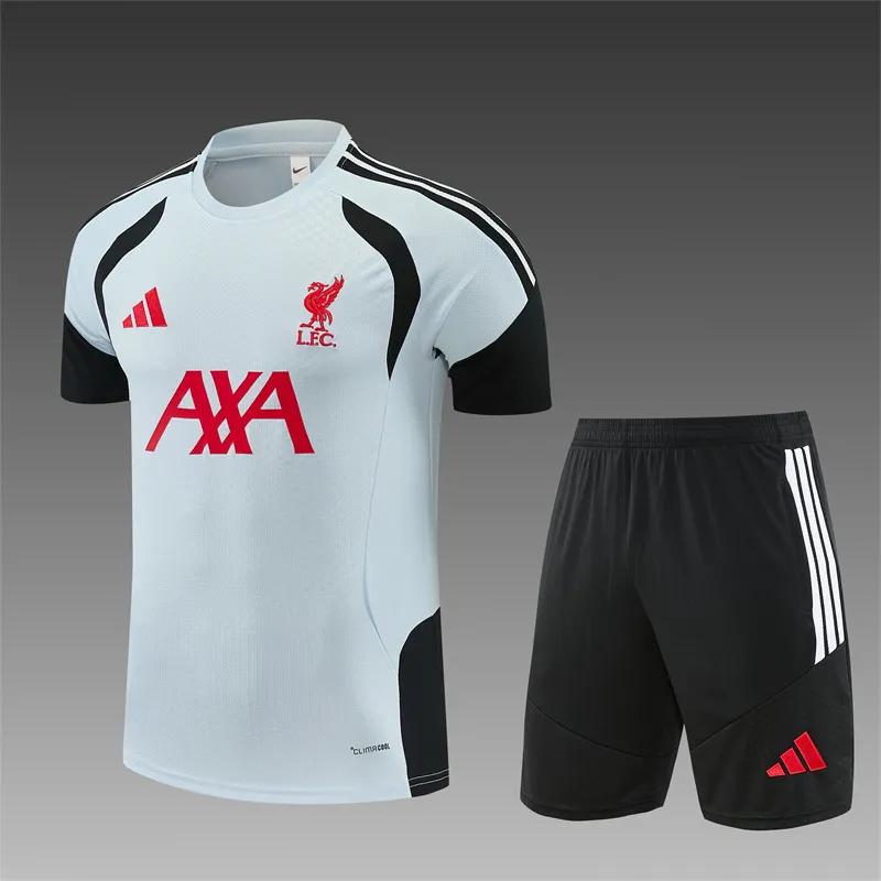 2026-27 Liverpool Light Grey Short-Sleeve Training Jersey