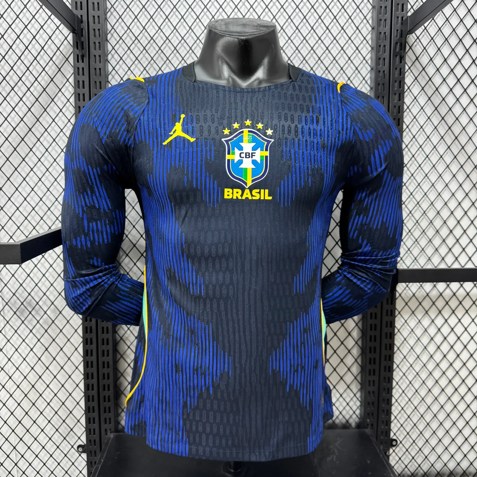 2026-27 Brazil Away Long-Sleeve Jersey - Player Version