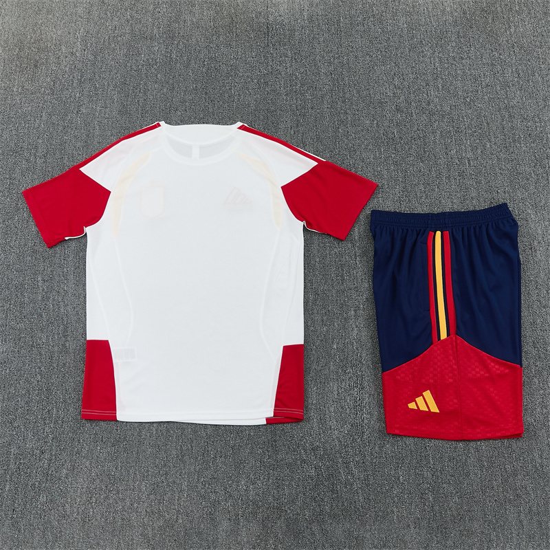 2026-27 Spain White Short-Sleeve Training Jersey