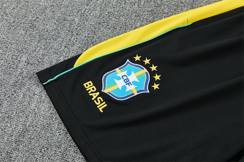 2026-27 Brazil Black Short-Sleeve Training Jersey