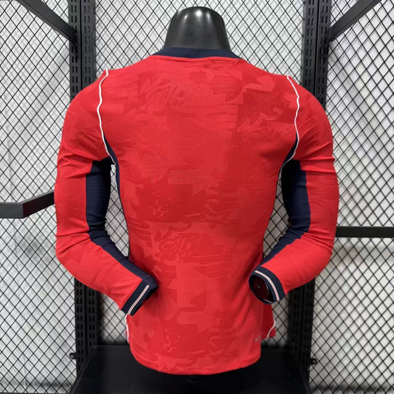 2026 England Away Long-Sleeve Jersey – Player Version