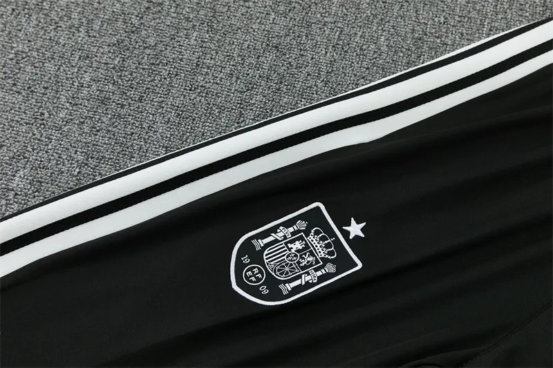2026-27 Spain Black Half-Zip Training Jersey