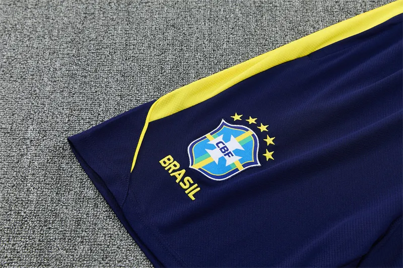 2026-27 Brazil Royal Blue Short-Sleeve Training Jersey