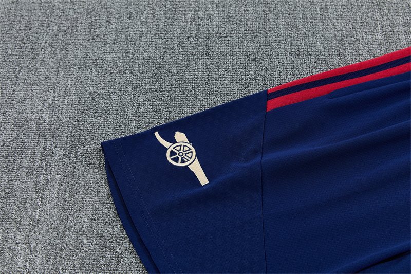 2026-27 Arsenal royal blue short-sleeved training kit