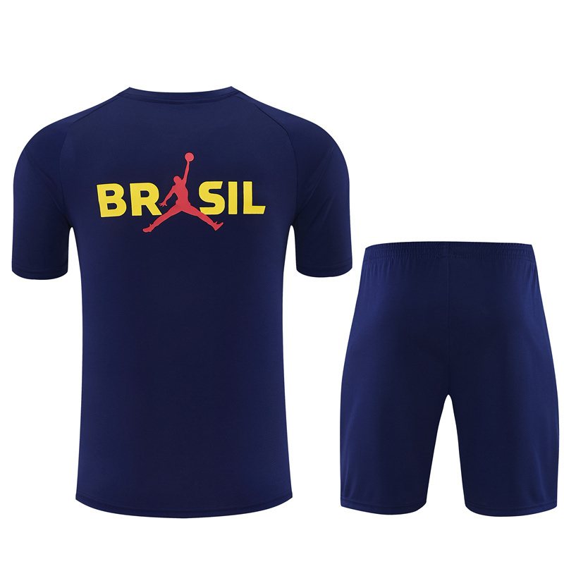 2026-27 Brazil Royal Blue Short-Sleeve Training Jersey