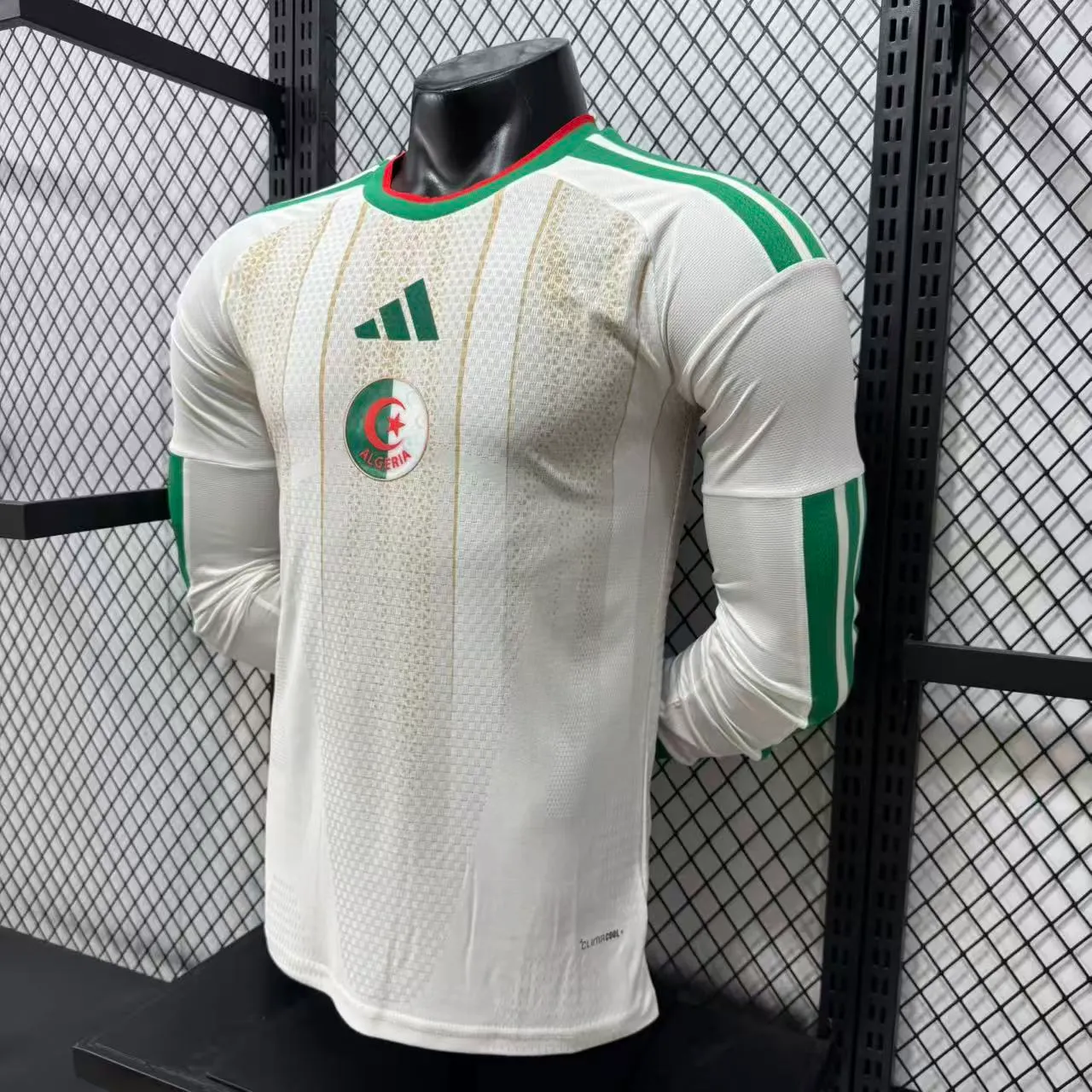 2026-27 Algeria Home Long-Sleeve Jersey - Player Version