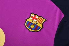 2025-26 Barcelona purple short-sleeved training jersey