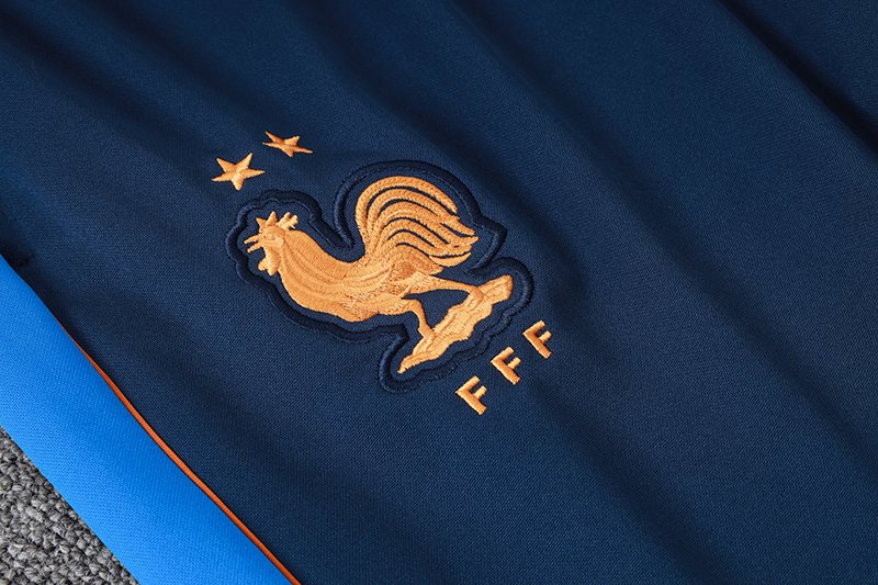 2026-27 France National Team Royal Blue Half-Zip Training Jersey