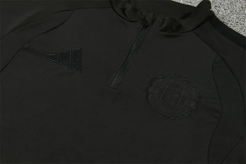 2026-27 Manchester United Black Half-Zip Training Jersey
