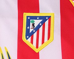 2004-05 Atletico Madrid Home Retro Jersey - Kids