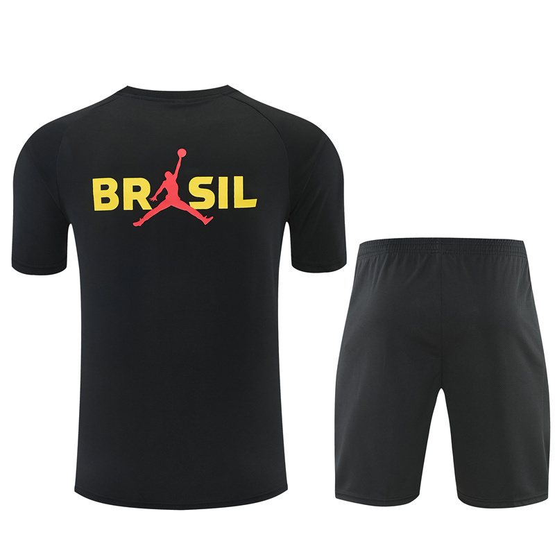 2026-27 Brazil Black Short-Sleeve Training Jersey