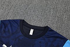 2025-26 Marseille Royal Blue Short Sleeve Training Jersey