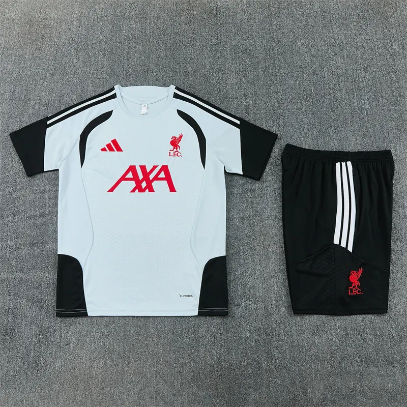 2026-27 Liverpool Light Grey Short-Sleeve Training Jersey