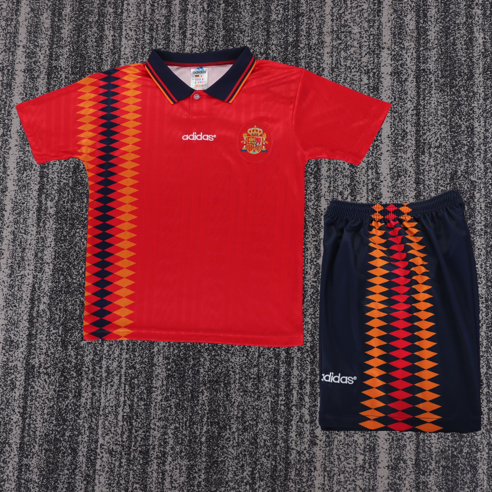 1994 Spain Home Retro Jersey – Kids