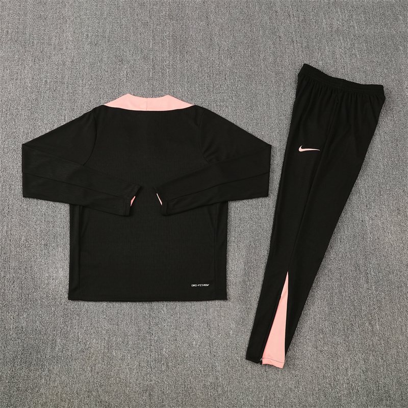 2025-26 France Black Half-Zip Training Jersey