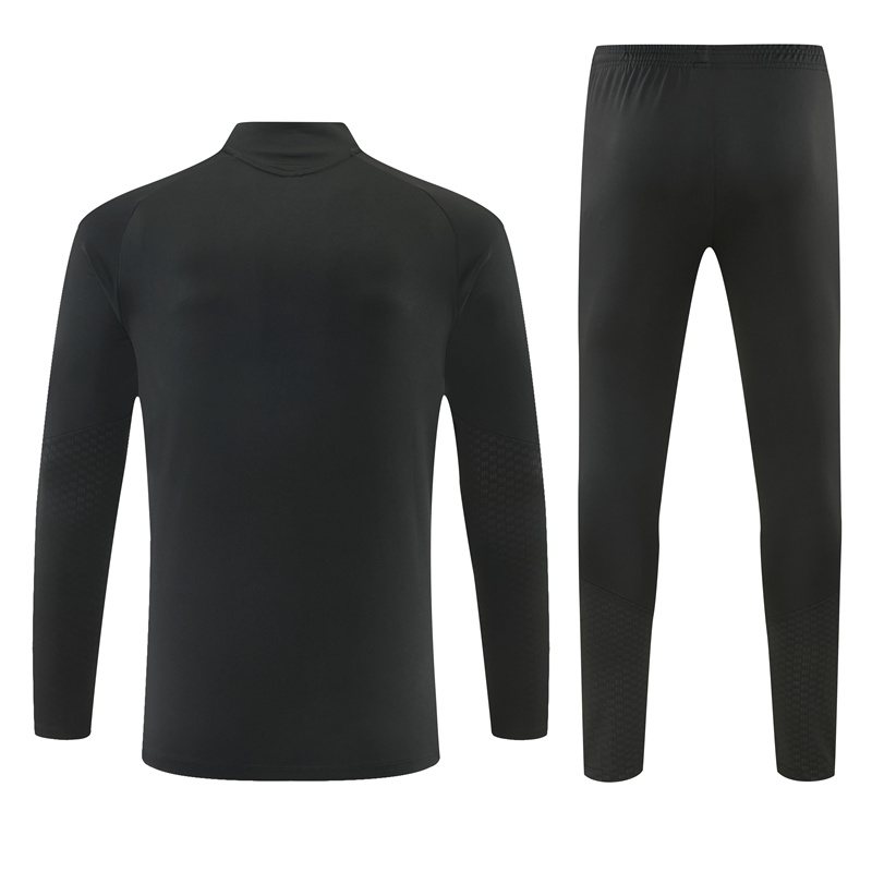2026-27 Real Madrid Black Half-Zip Training Jersey