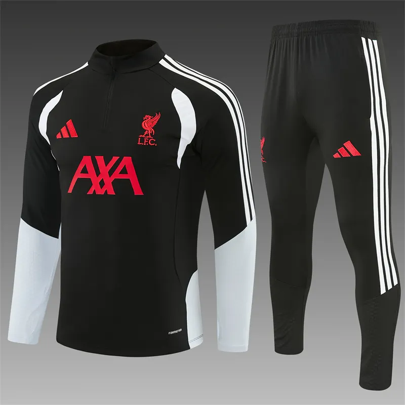 2026-27 Liverpool Black Half-Zip Training Jersey