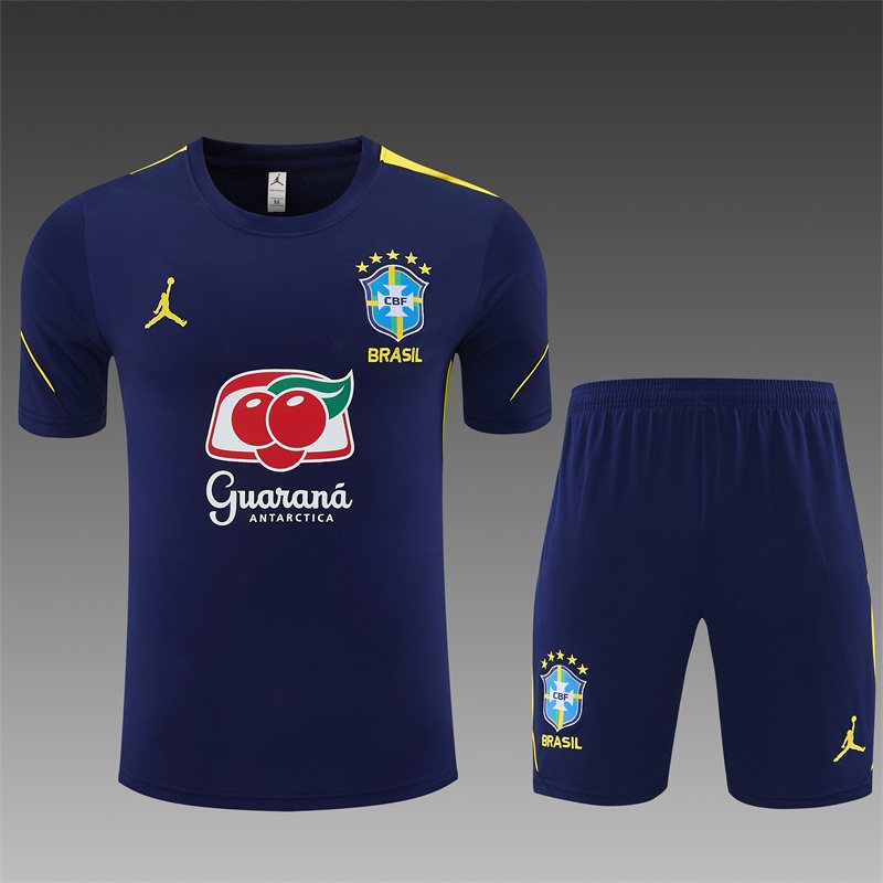 2026-27 Brazil Royal Blue Short-Sleeve Training Jersey