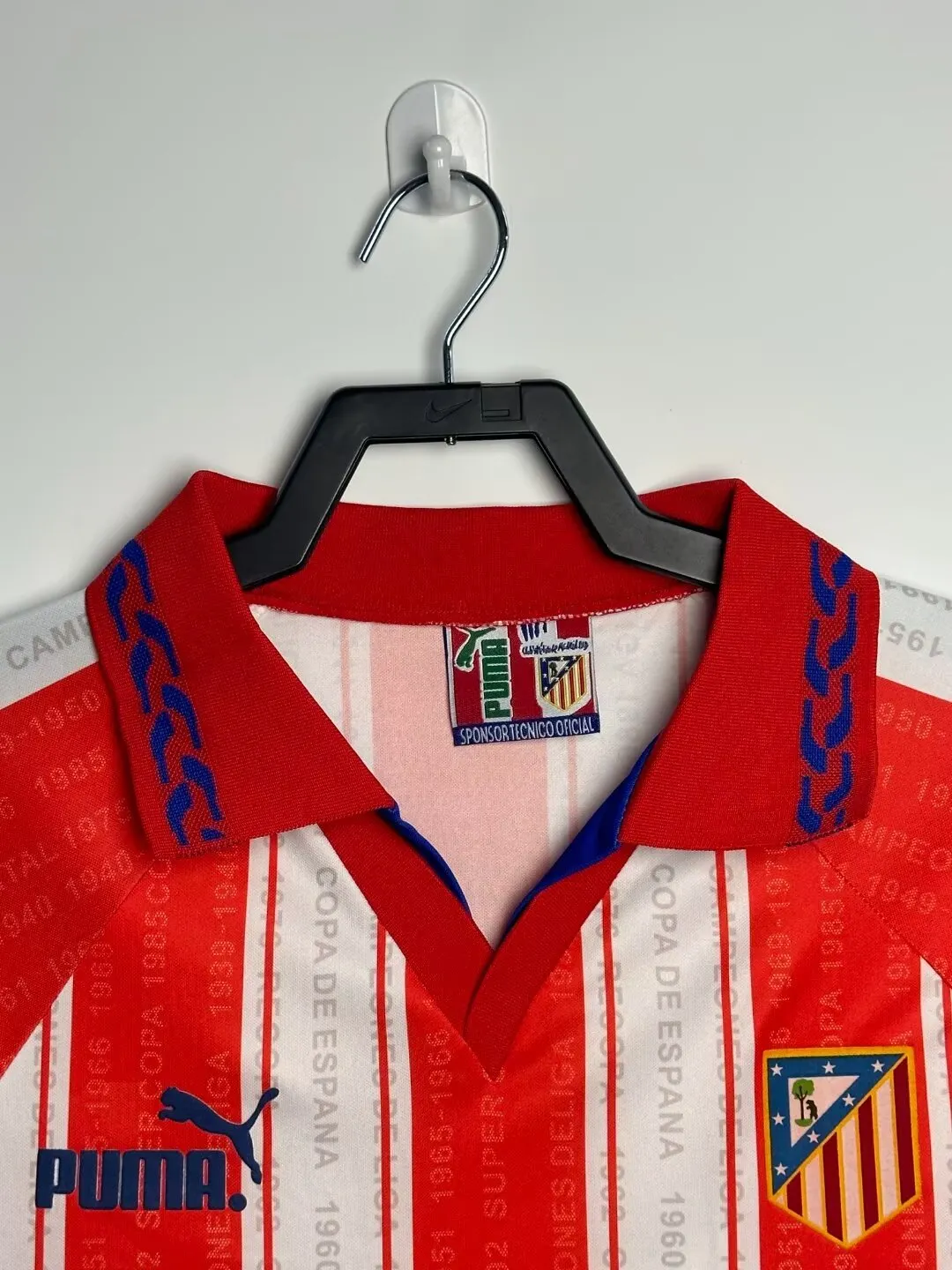 1995-96 Atletico Madrid Home Retro Jersey