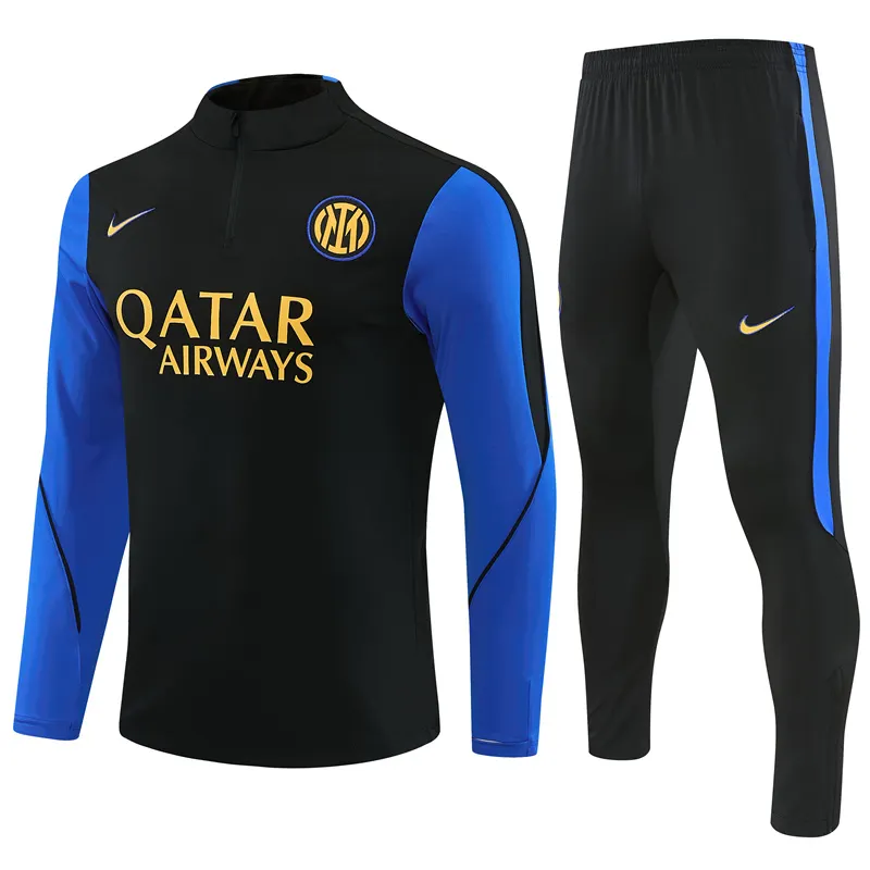 2026-27 Inter Milan Black Half-Zip Training Jersey