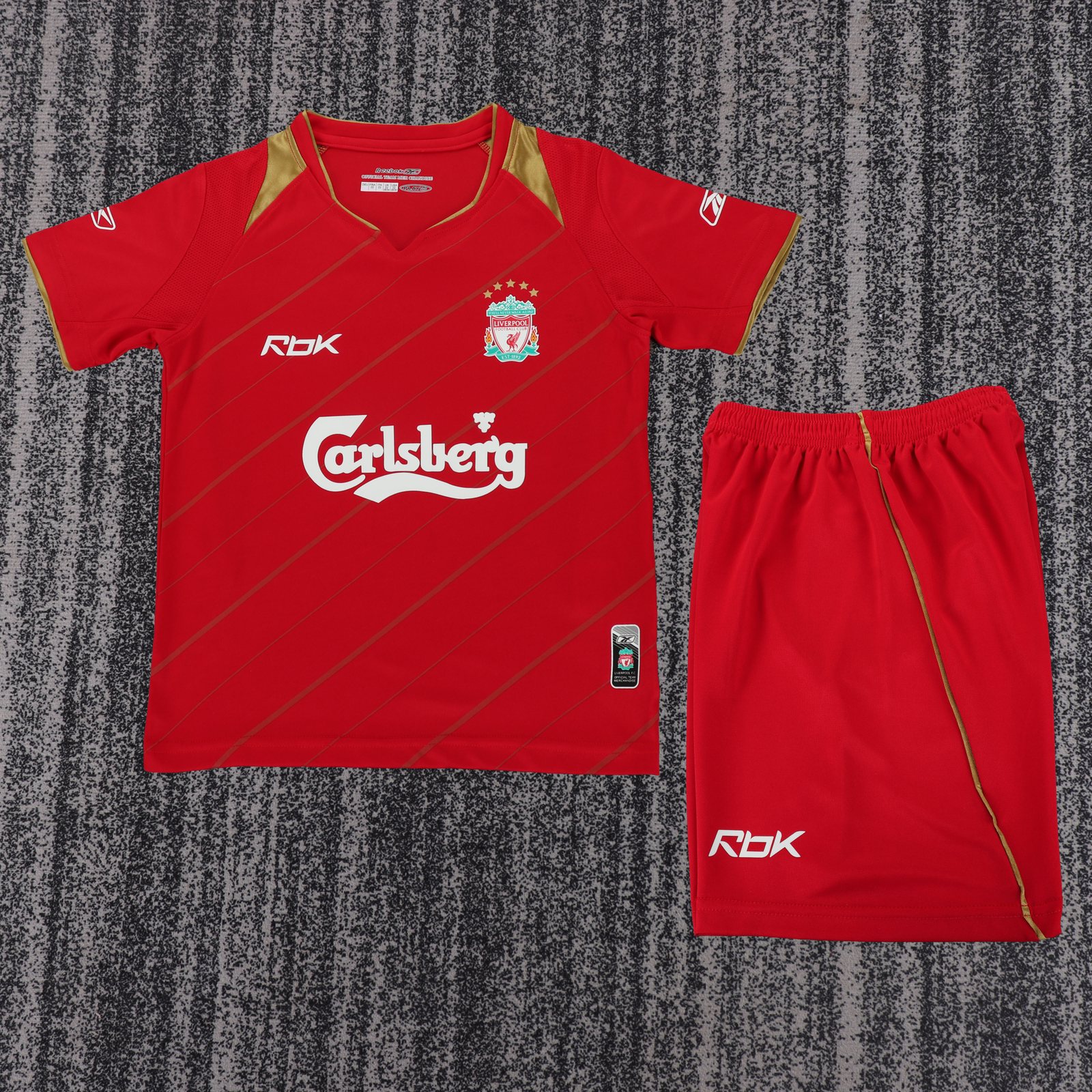 2005-06 Liverpool Home Retro Jersey - Kids
