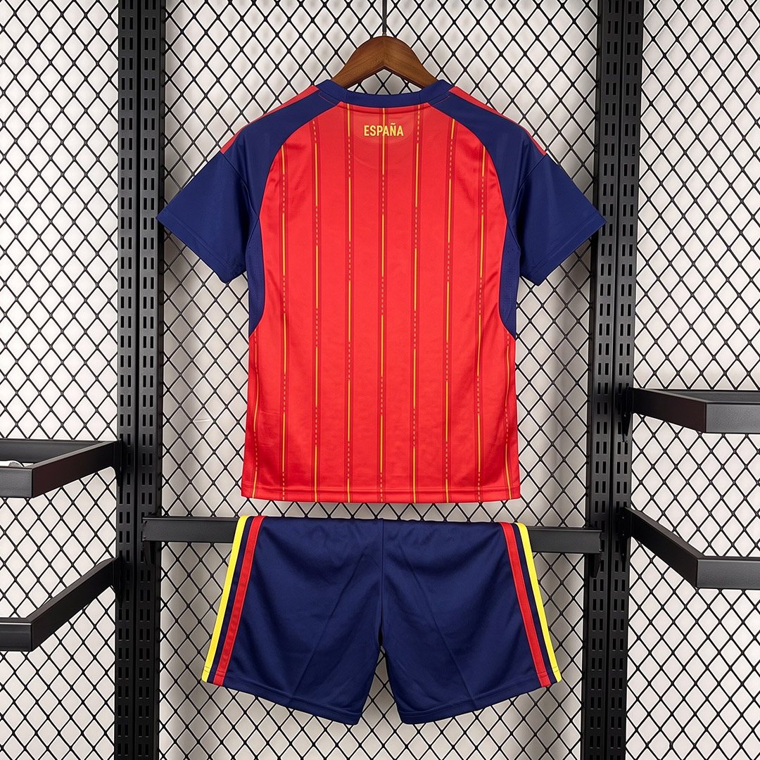 2026-27 Spain Home Jersey (Two Stars) – Kids' Version