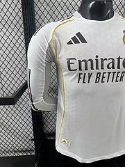2025-26 Real Madrid Main Long Sleeve Jersey - Players