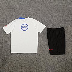 2025-26 Paris Saint-Germain White T90 Short Sleeve Training Jersey