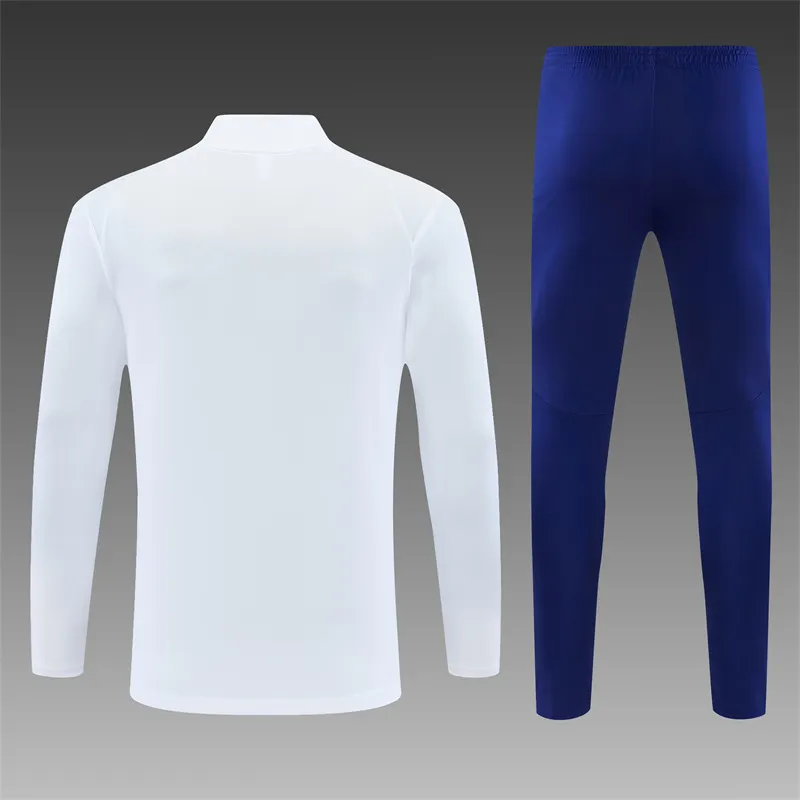 2026-27 Marseille white half-zip training jersey