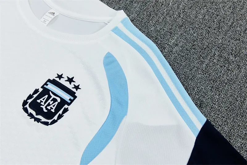2026-27 Argentina White Short-Sleeve Training Jersey