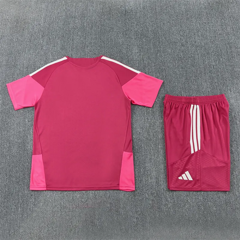 2026-27 Real Madrid Magenta Short-Sleeve Training Jersey