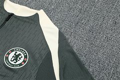2025-26 Chelsea Army Green Half Pull Training Jersey