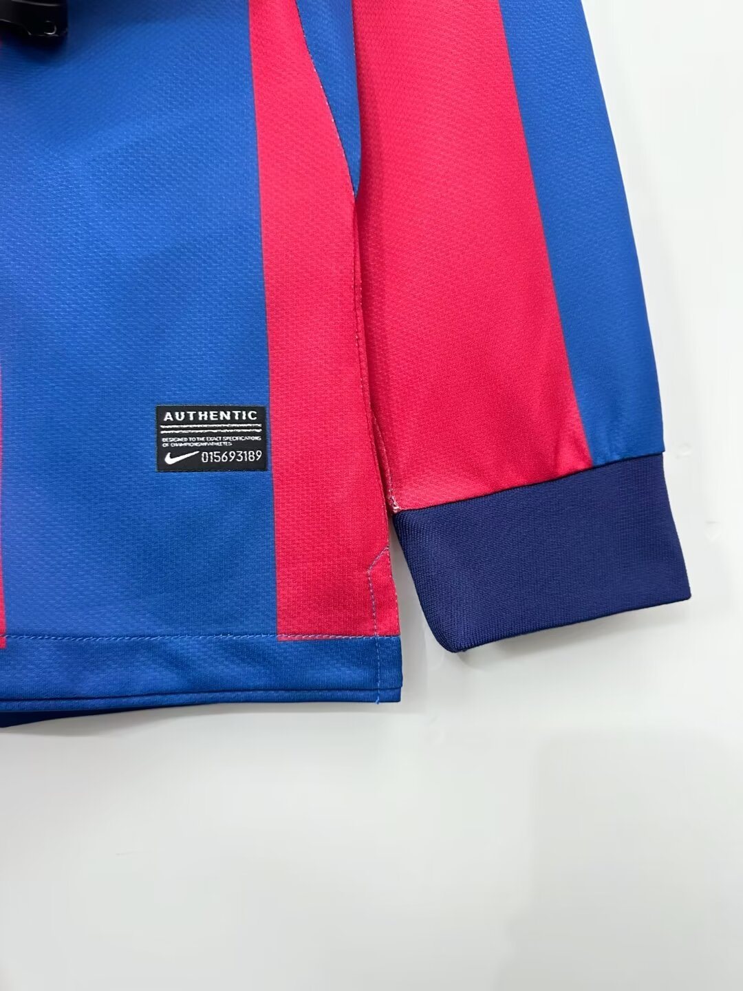 2010-11 Barcelona Home Long Sleeve Retro Jersey