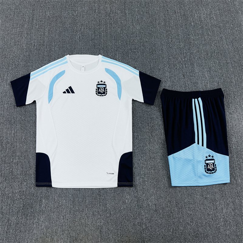 2026-27 Argentina White Short-Sleeve Training Jersey