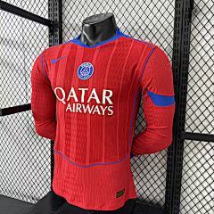 2025-26 Paris Saint-Germain Second Away Long-Sleeve Jersey - Player Version