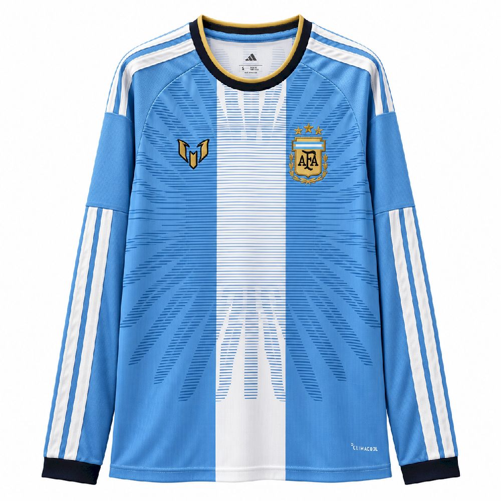 2026-27 Argentina Messi Farewell Match Commemorative Long-Sleeve Jersey - Fan Edition