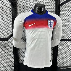 2025-26 England Home Long Sleeve Shirt - Player Edition.