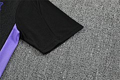 2025-26 Barcelona Black Joint Short Sleeve Training Jersey