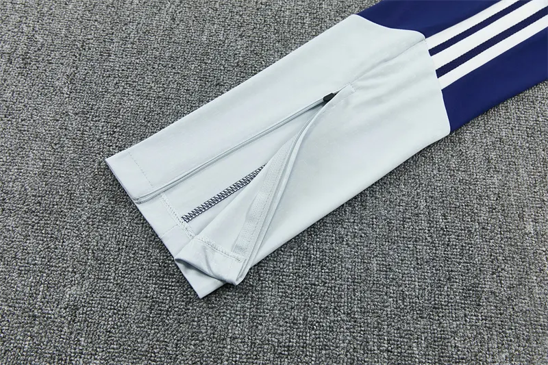 2026-27 Real Madrid White Half-Zip Training Jersey