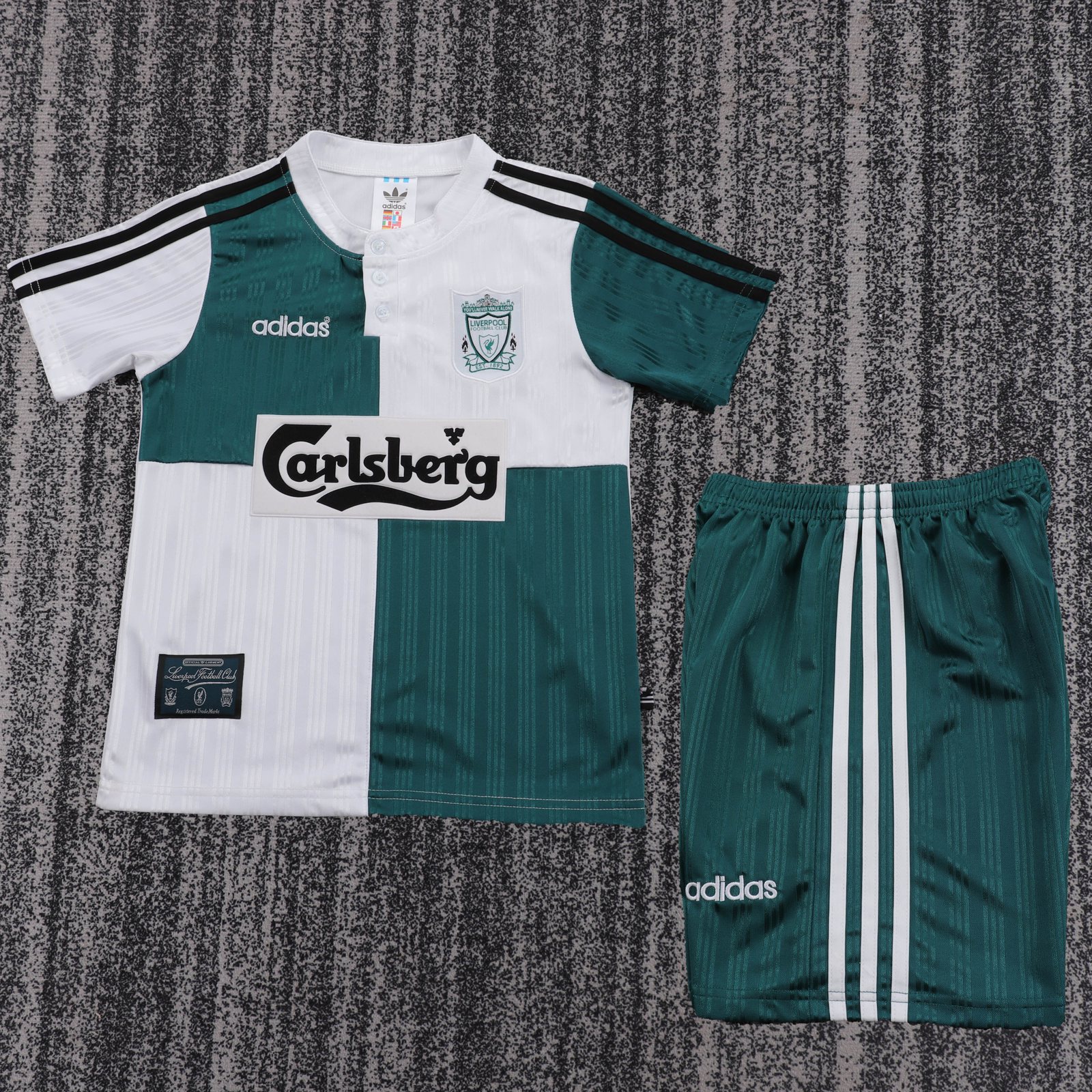1995-96 Liverpool Away Retro Jersey - Kids