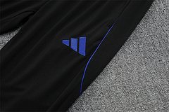 2025-26 Real Madrid yellow and blue camouflage half-pull training uniform jersey