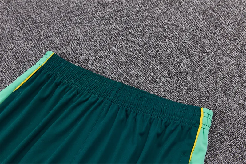 2026-27 Brazil Dark Green Half-Zip Training Jersey