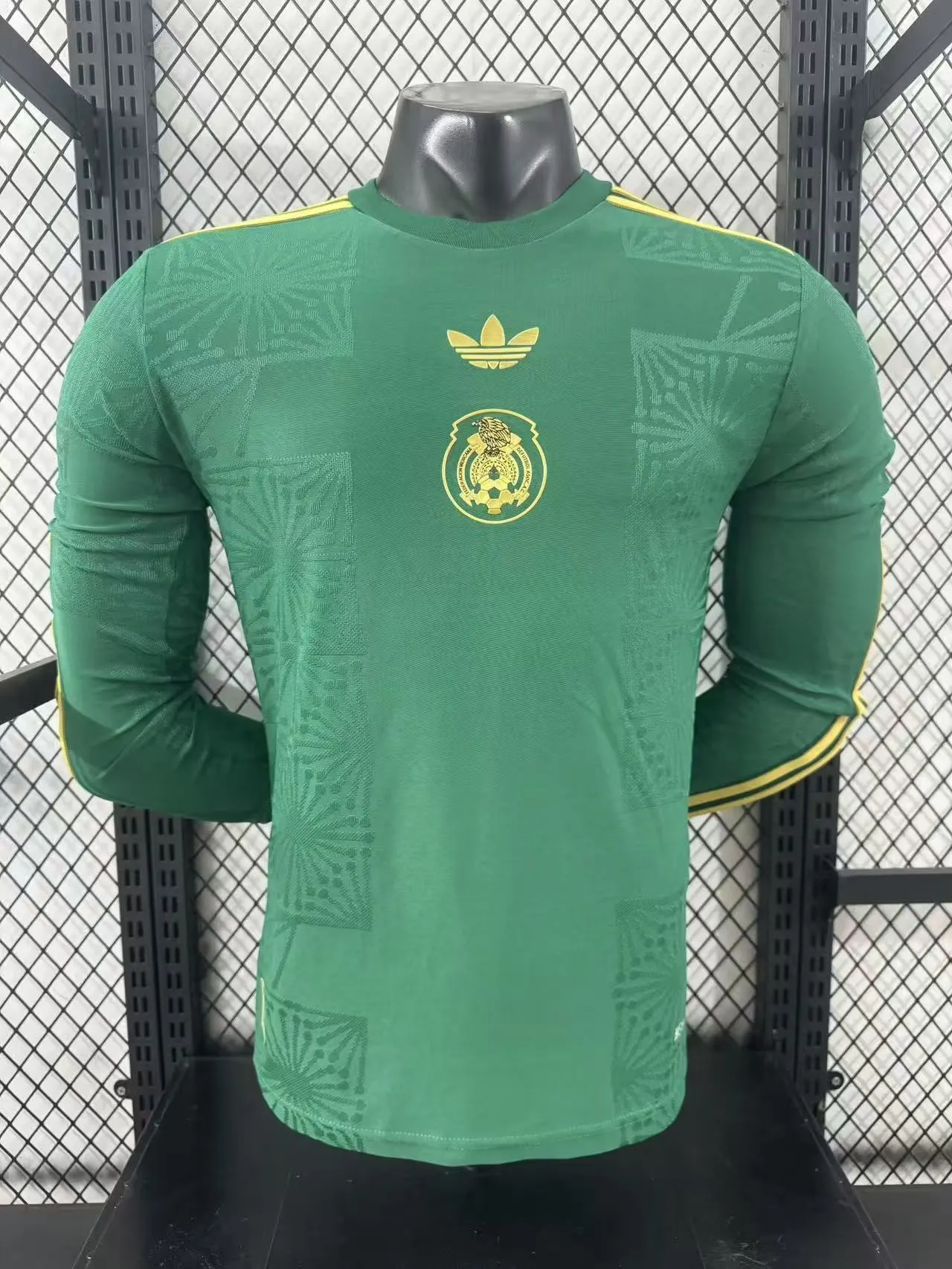 2025-26 Mexico Gold Cup Edition Long-Sleeve Jersey – Player Version