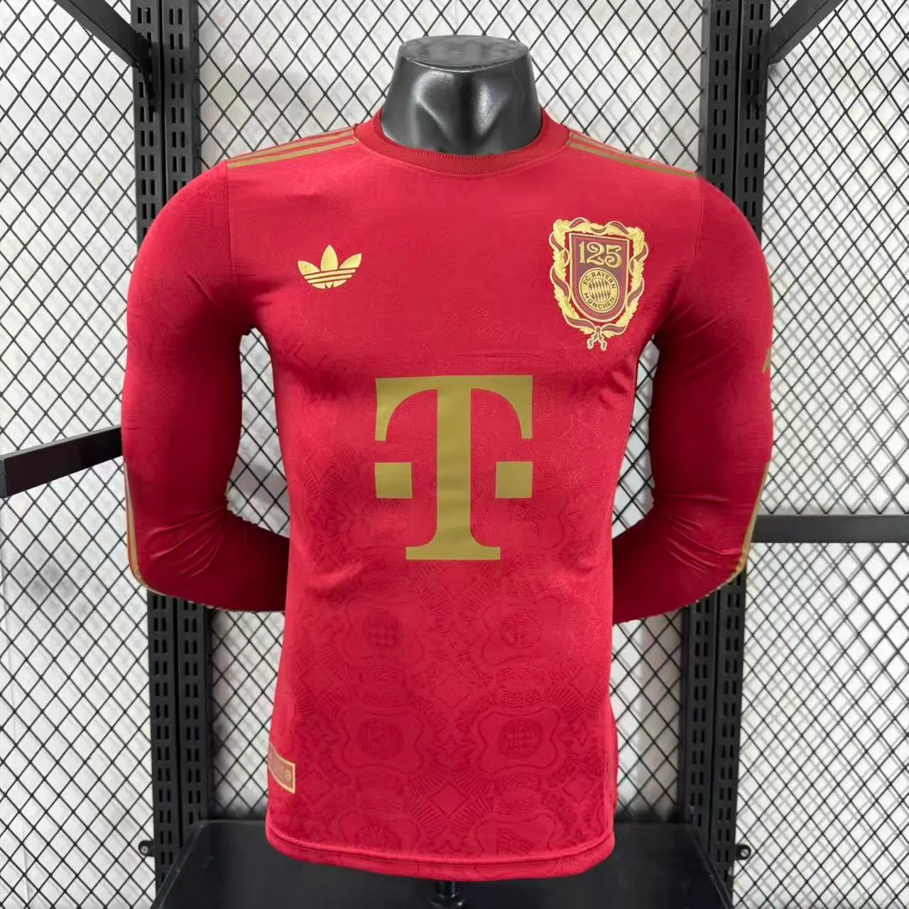 2025-26 Bayern Munich 125th Anniversary Long-Sleeve Jersey – Player Version