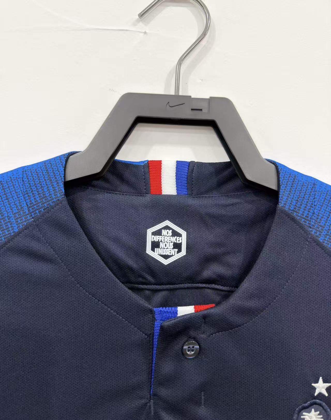 2018 France Home Retro Jersey